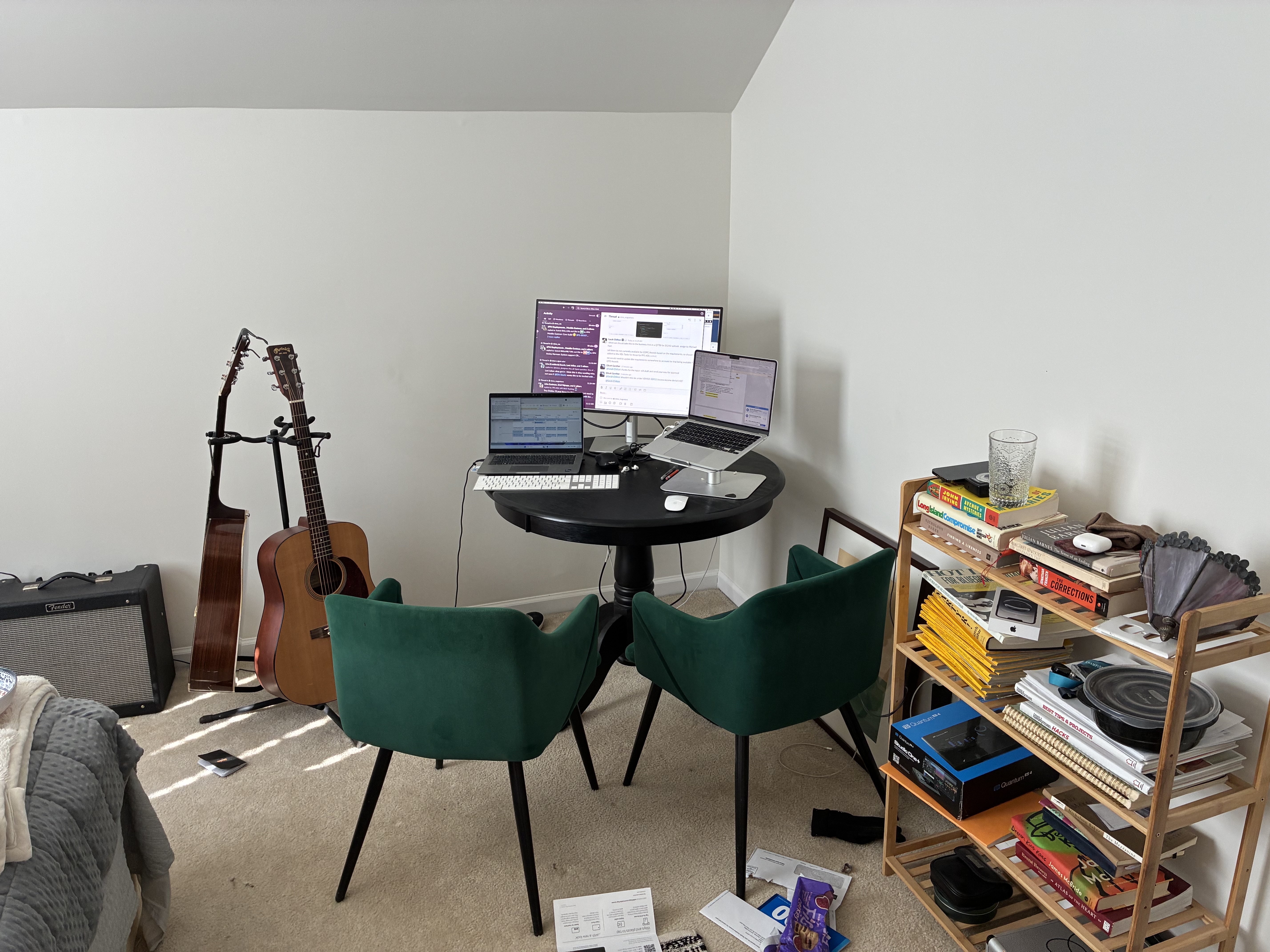 Desk before
